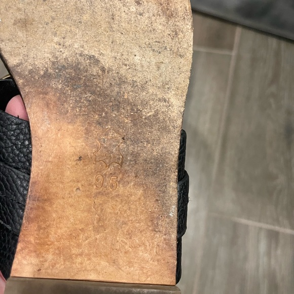 Tory Burch leather flip flops in size 9.5 - Picture 6 of 6